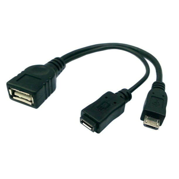 PRO OTG Cable Works for Motorola Droid Ultra Right Angle Cable Connects You to Any Compatible USB Device with MicroUSB 